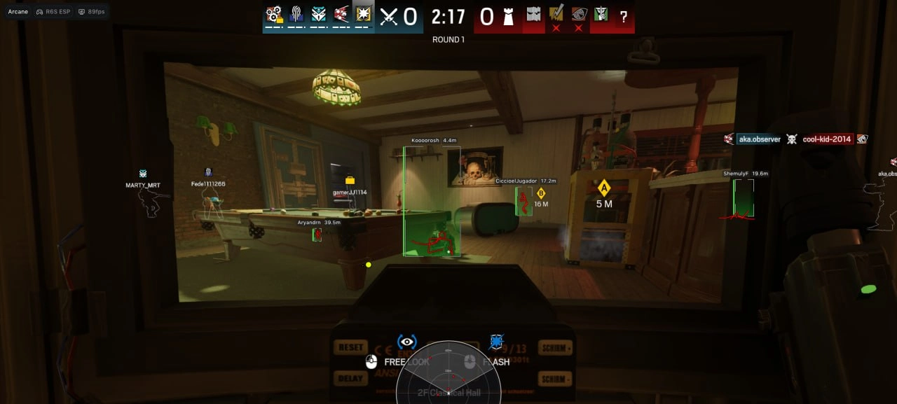 Arcane: R6S ESP Cheat